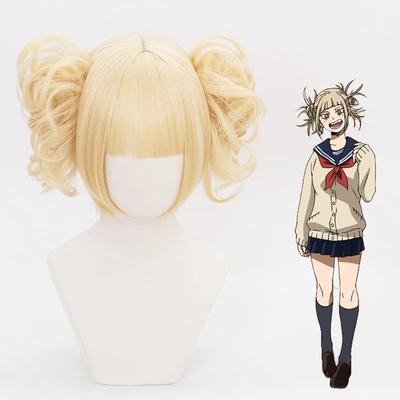 Boku No Hero Academy Himiko Toga Cosplay Parochňa My Hero Academy Tepelne Odolné Syntetické Vlasy Párty Parochne na Hranie Ról + Sieťka na Parochňu