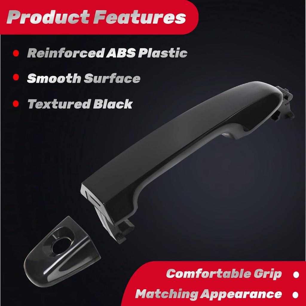 Exterior Door Handle Front Left Driver Side Compatible With Toyota Camry 2012 2013 2014 2015 2016 2017