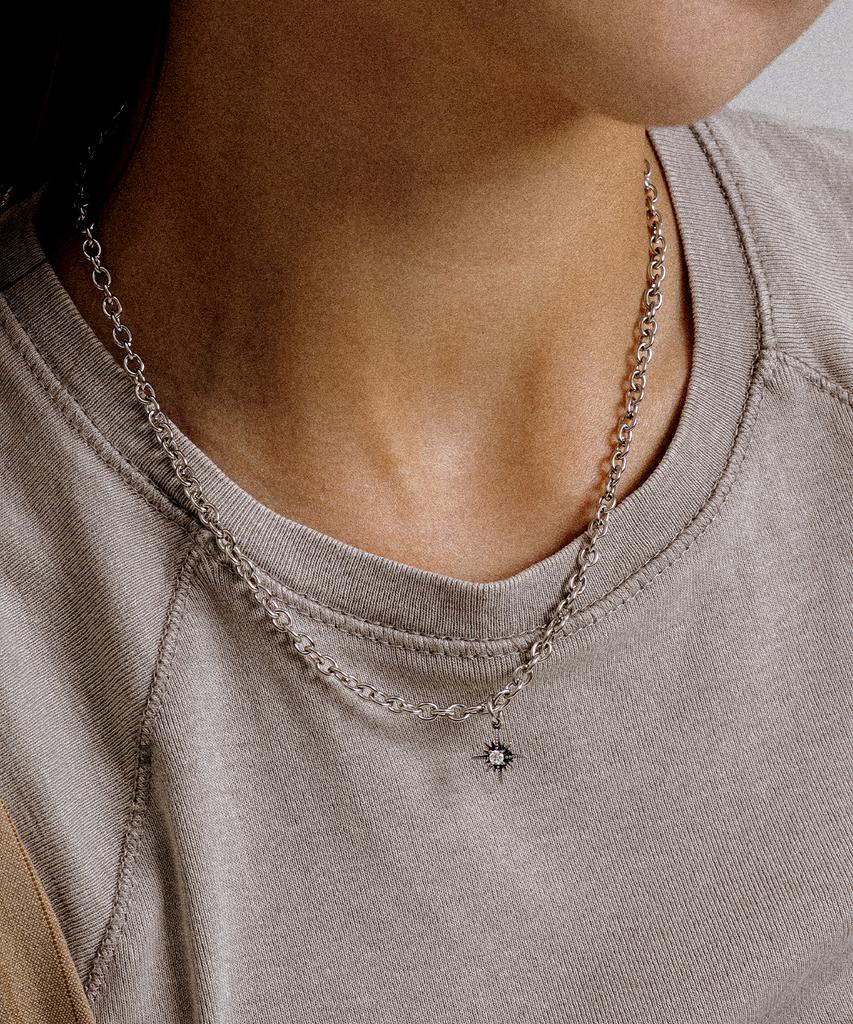 Scaletto Ur005 Stardust Pendant Necklace