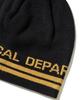 PHYSICAL DEPARTMENT Logo Jacquard Knit Beanie Black
