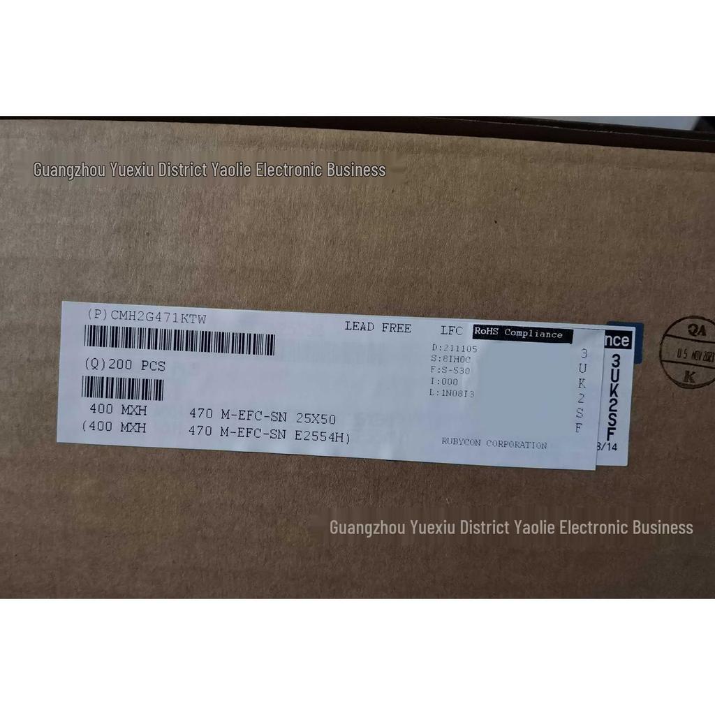 Rubycon 400V 470uF 25×50mm Inverter Welder Frequency Converter Capacitor