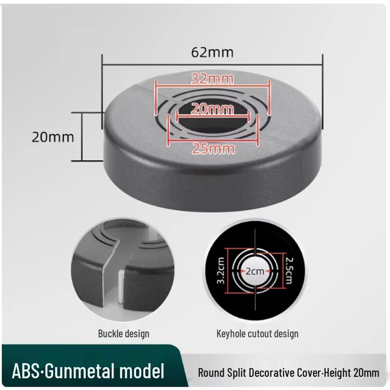 Zhuoma Shower Pipe Split Decorative Covers