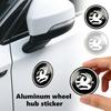 Autocollants Badge en Aluminium Cache-Moyeux de Roue Auto pour Vauxhall Tigra Corsa VXR Astra D G J H Zafira Vectra