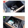 For Geely Galaxy Starship 7 EM-i 2024 2025 Car Armrest Box Storage Box Center Console Lower Layered Storage Box Auto Accessories