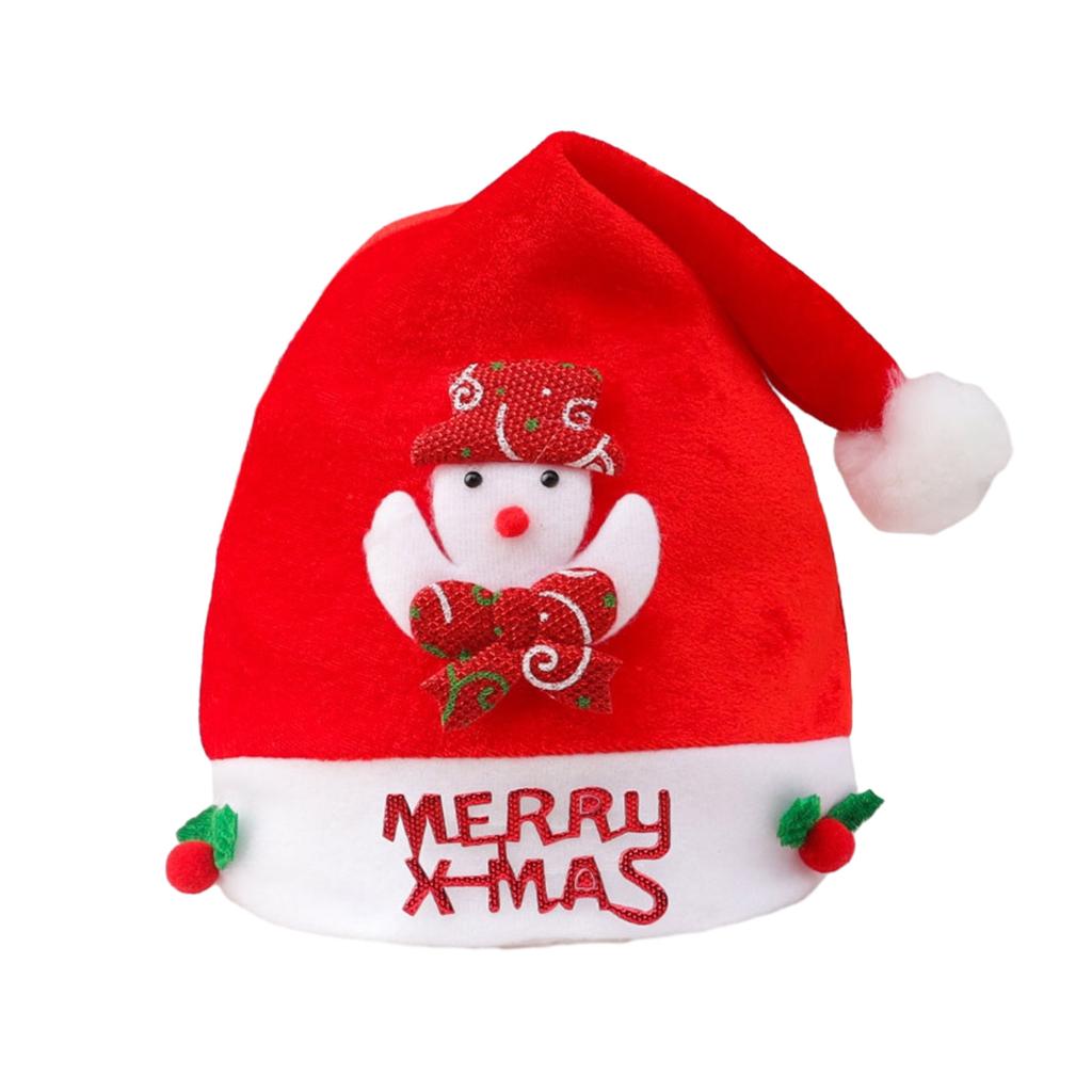Parent Children Christmas Hat Unisex Adult Kids Santa Hat Xmas Holiday Hat for Festive Party New Year Gift for Kids