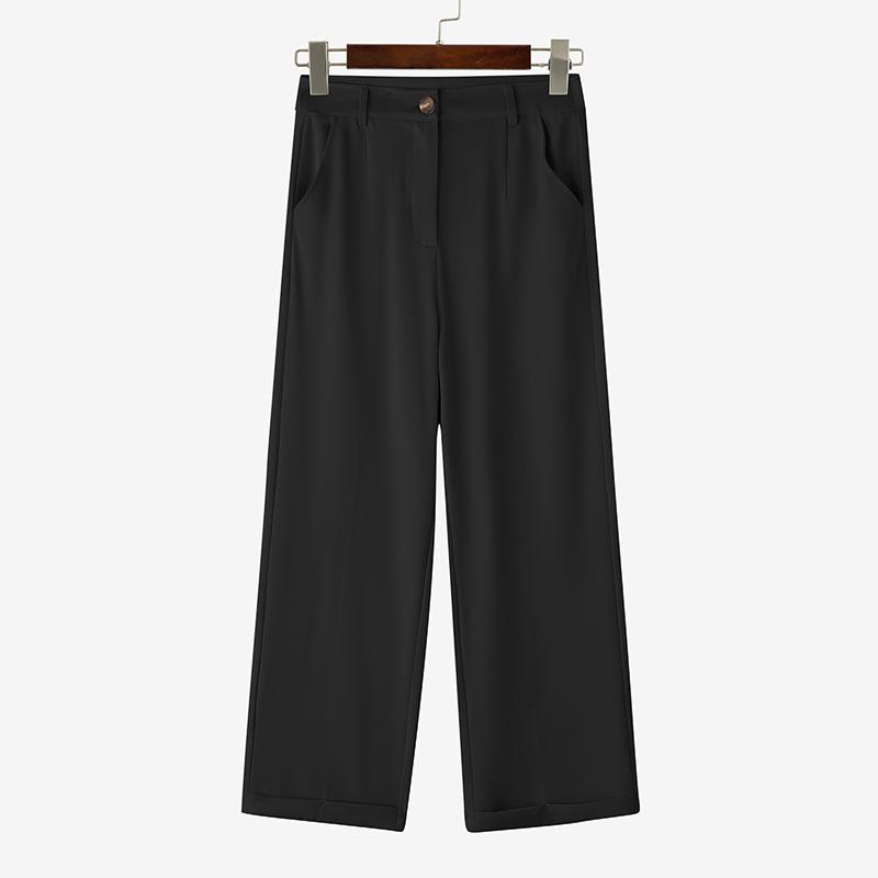 

Жіночі повсякденні однотонні вільні укорочені штани ZANZEA S