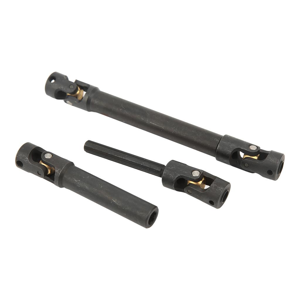 2 Pcs RC Drive Shaft Steel RC CVD Transmission Shaft for Axial SCX10 and Other 1/10 RC Crawler Car