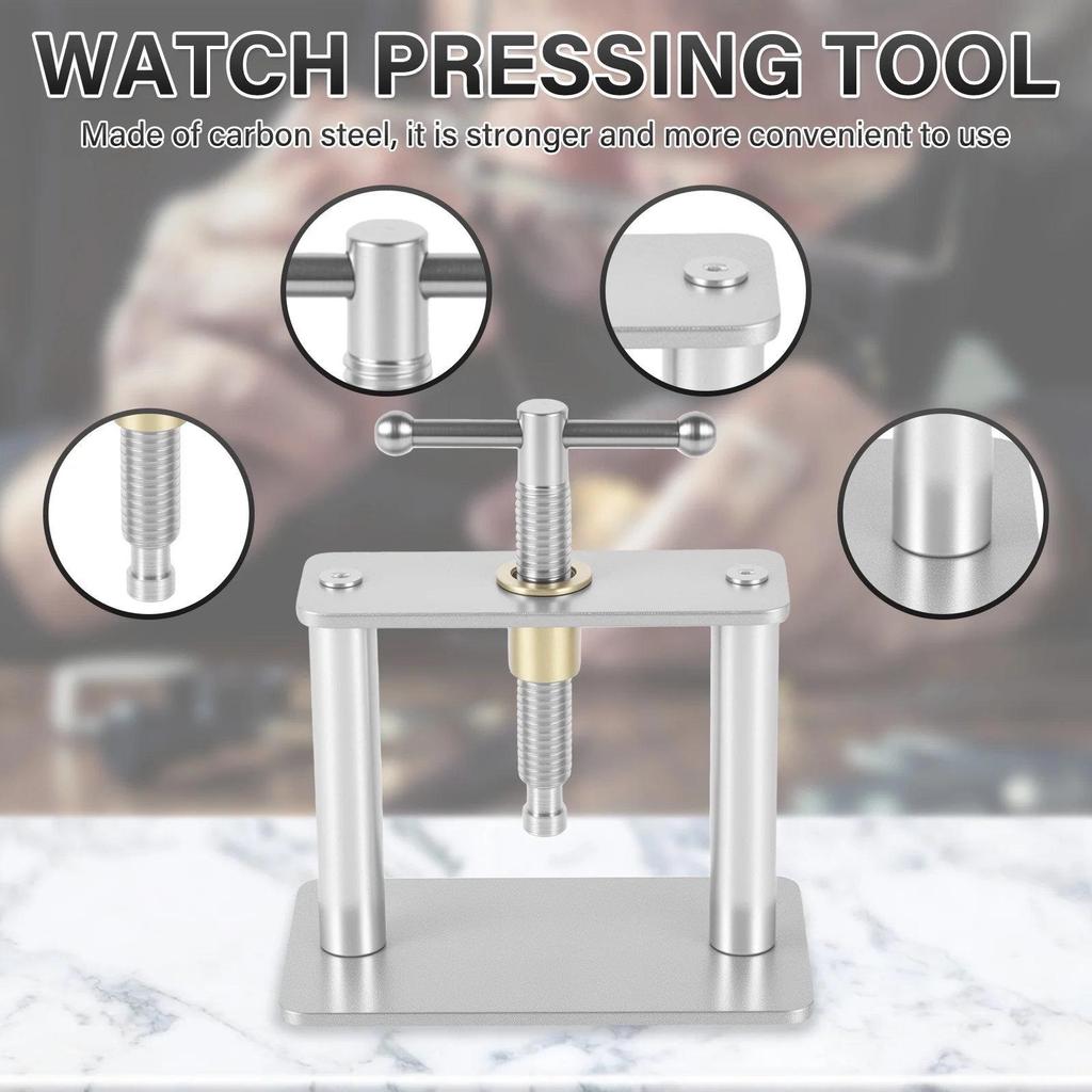 39-Piece Watch Repair Tool Kit: Press, Replace Battery, Remove & Install Watch Bands