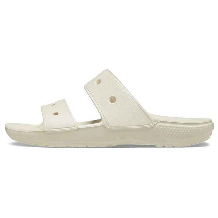 Crocs Classic Double Band Slide Sandals Bone Unisex Sneakers 206761-2Y2 34-35