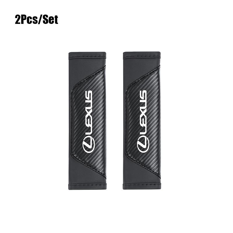 

2Pcs Car Seat Belt Covers Shoulder Protection Pad Accessories For Lexus F SPORT ES RX NX LS UX LM LX GX LC RZ IS CT GS RC HS SC