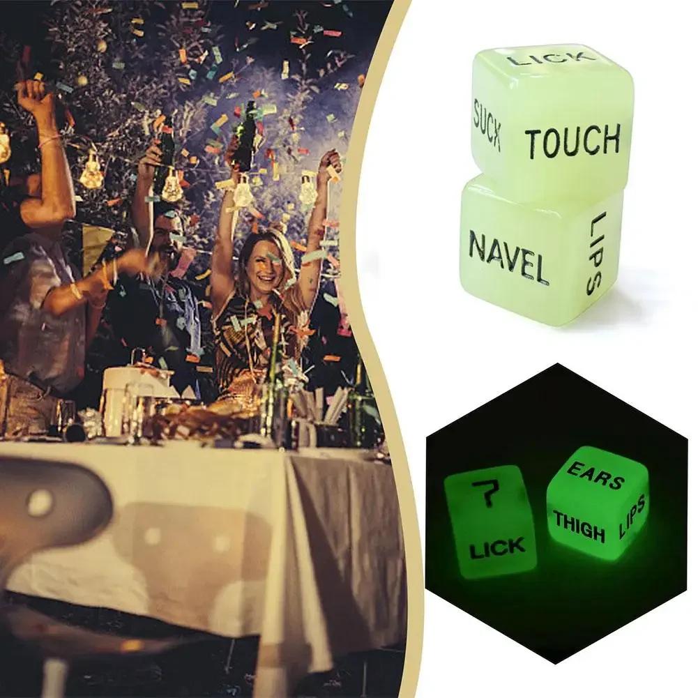 Led Girlfriends Halloween Decoration Home Dice Christmas Light-up Toys Gift Favors Birthday Gifts Event Party Sex Supplies