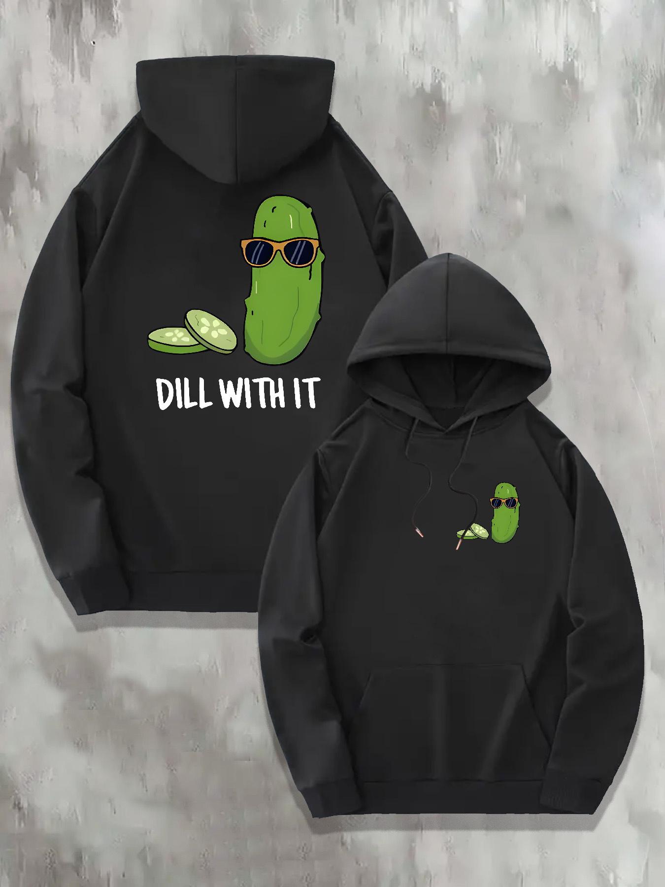 

Dill Pickle Graphic Hoodie Graphic Hoodie Stylish Geometric Pattern Design Regular Fit Pullover Autumn Hoodie Sweatshirt 3XL