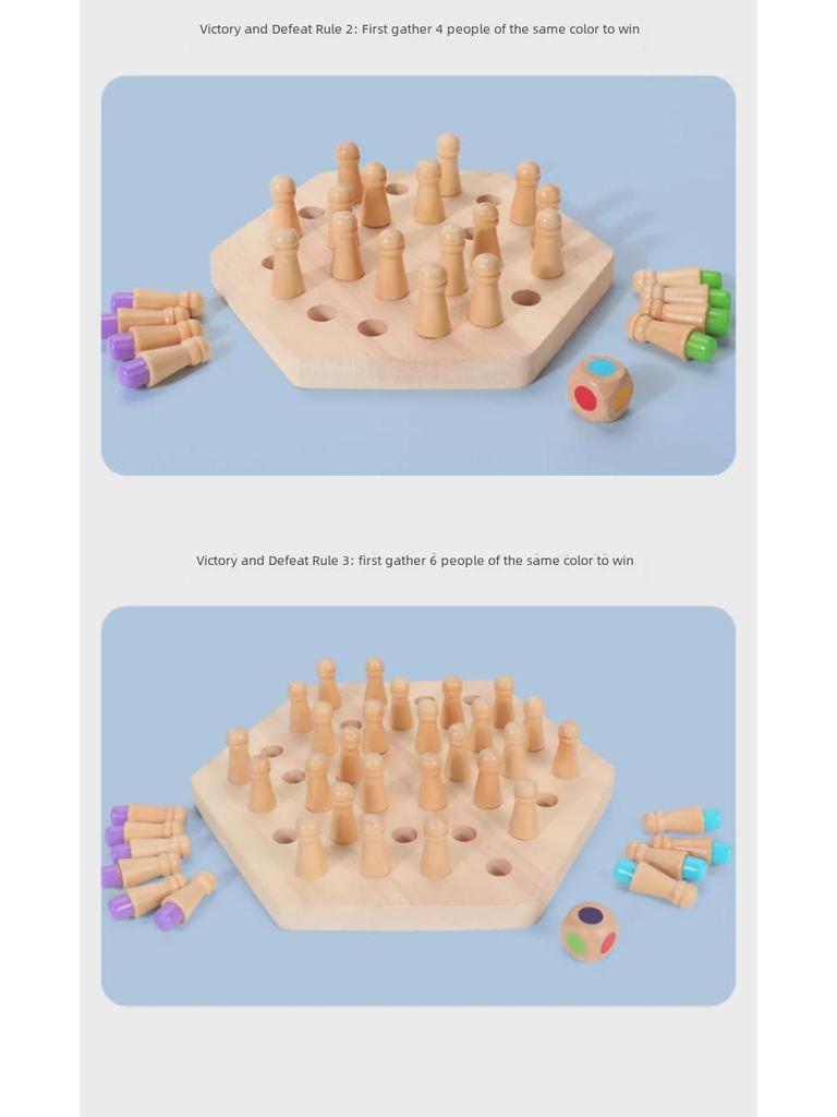 Children's Color Memory Chess: Educational Toy for Logical Thinking and Concentration