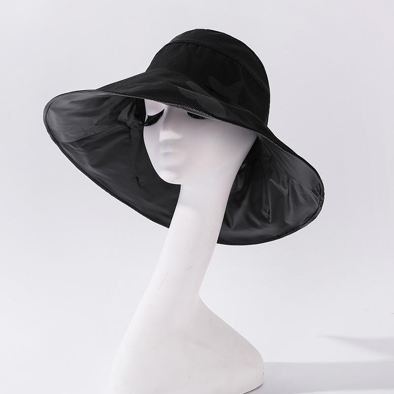 

Универсальный стиль шляпы Милый принт бабочки Портативные женские шляпы от солнца