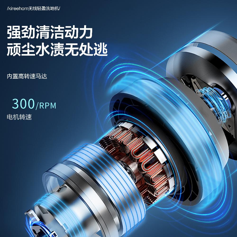 Multifunctional long-handled wireless electric cleaning brush for bathtubs, portable electric cleaning brush for fish tanks and stoves Electric cleaning brush