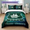 Plymouth Argyle FC Custom Name Text Bedding Set 1 Duvet Cover+2 Pillowcases Soccer Logo Personalized Gift For Special Occasion Bedroom Decor