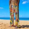 Men's Loose Casual Carnival Mask Sunset  Trousers  Printed Straight Pants