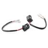 2pcs  Motorcycle  2-Wire Turn Signal Indicator Wiring Connectors Plug Adapters Connector Wire Harness For Yamaha MT10