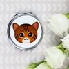 Toyger - pocket mirror for a purse by Art-Dog