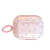 Semi-transparent bow for AirPods pro1 generation bluetooth headset case apple 1/1 generation wavy protective cover