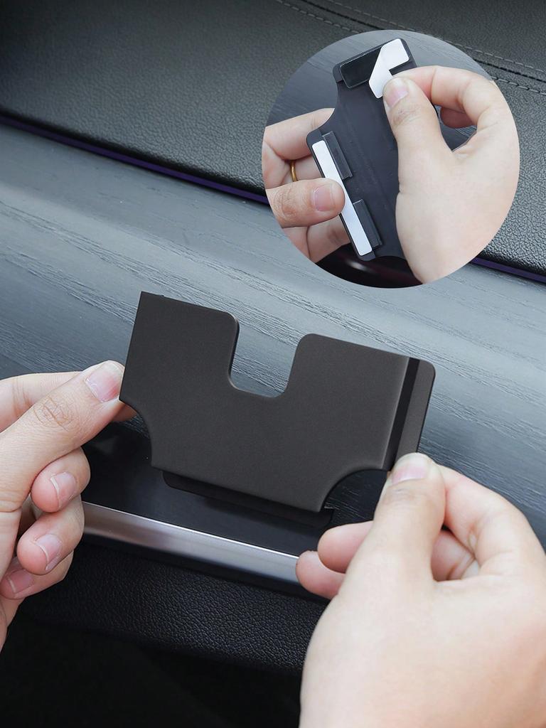 Universal Car Card Organizer, Multi-Functional Sun Visor Card Holder, Storage for ETC & Parking Cards, Car Interior Accessory