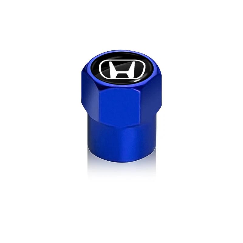 Car Hot 2025 4Pcs Car Valve Stem Caps Cover Waterproof Car Accessories for Honda Civic Accord CRV HRV Fit Jazz City Odyssey Jade