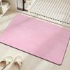 Rubber Non-Slip Quick Dry Absorbent Thin Bathroom Rugs Fit Under Door Bathroom Floor Mats-Shower Rug for In Front of Bathtub, Sink