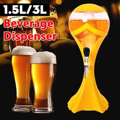 1,5 L/3L Bar Bier Turm Dispenser Party Wein Bier Wasser Saft Getränke Tischplatten Home Bar Flüssigkeit Trinken eis Core Container Ausgießer