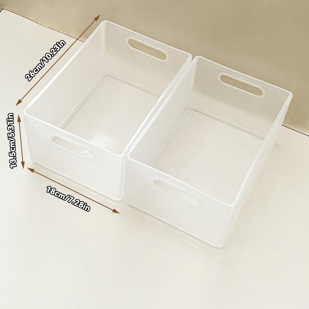 Kitchen Fridge Organizer Foldable Fruit Vegetable Storage Box Crisper Large Capacity Pull-Out Plastic Food Storage Container