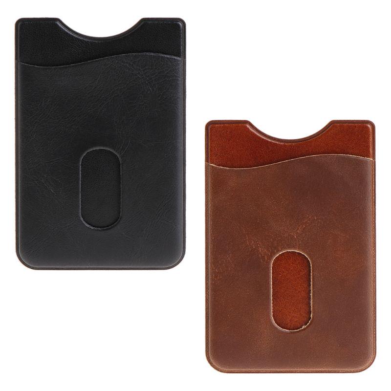 phone wallet sticker leather