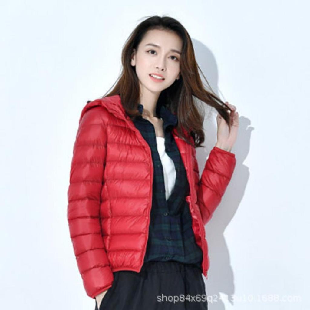Novo Casaco Curto Acolchoado de Algodão para Mulher, Leve, Grosso, Quente, Ajuste Slim, Versão Coreana, Moda, Seda e Algodão, Sem Saco de Armazenamento