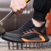 Breathable Lightweight Work Shoes For Men Comfortable Soft Safety Shoes European Standard Safety Shoes Sport Steel-Toed Shoes