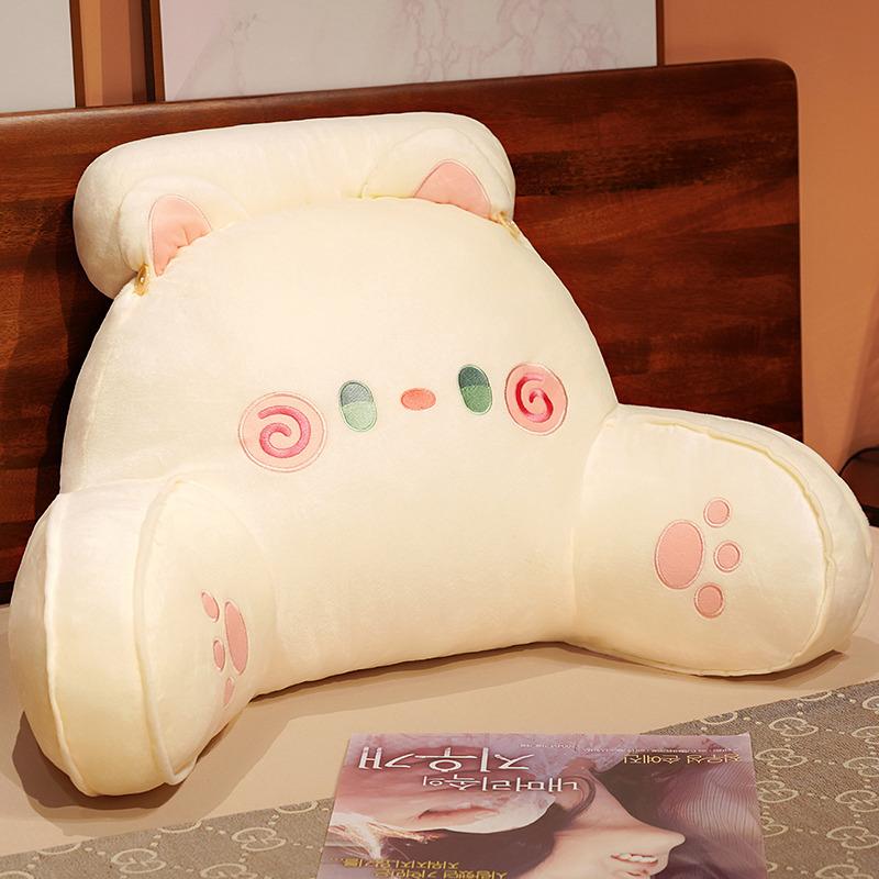 Tatami mattress cartoon headrest cushion soft bag backrest mattress sofa cushion waist cushion waist cushion