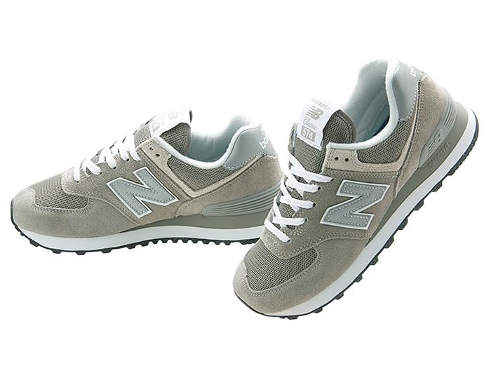 

Кроссовки New Balance WL574 Обувь для ходьбы, бега, повседневной носки, работы, тренировок, женская (WL574EVG(Серый)-В(Узкая ширина), 23,0 см) [Использовал] серый