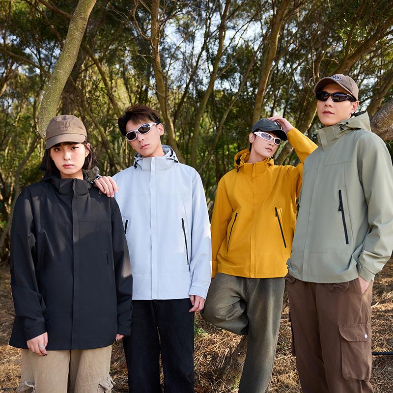 Men's and Women's Spring/Autumn Outdoor Waterproof Windbreaker