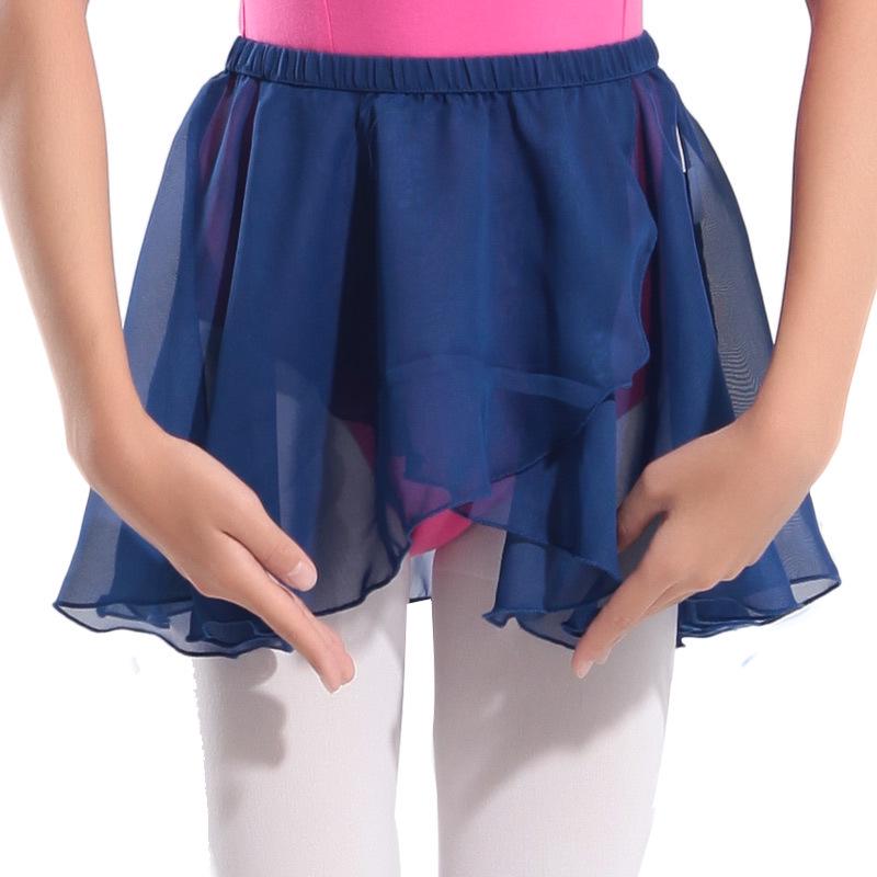 Kashiwaya Women's Ballet Leotard with Chiffon Wrap Skirt, Multi-Color