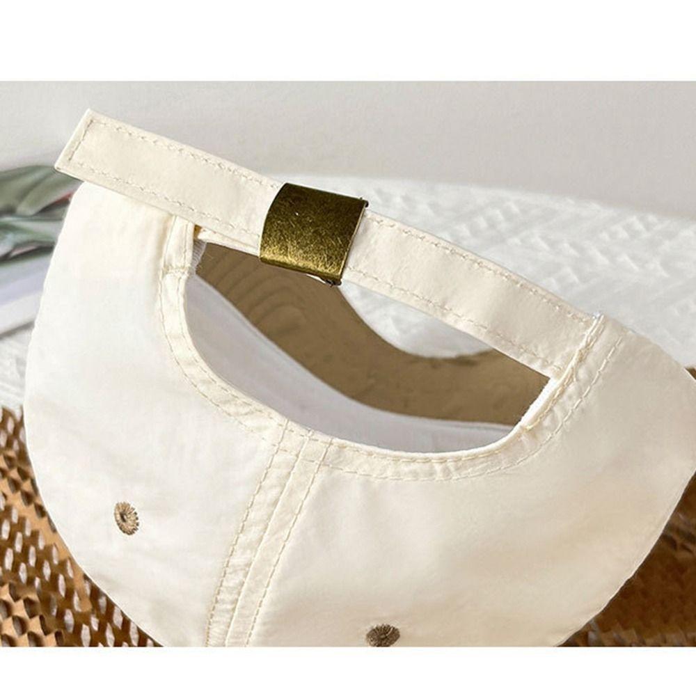 Quick Drying Letter Baseball Hat Embroidered Sun Hat Embroidery Baseball Cap  Cycling