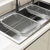 Space Saving Expandable Sink Drainer Basket Stainless Steel Dish Rack Drying Organizers for Kitchen Counter