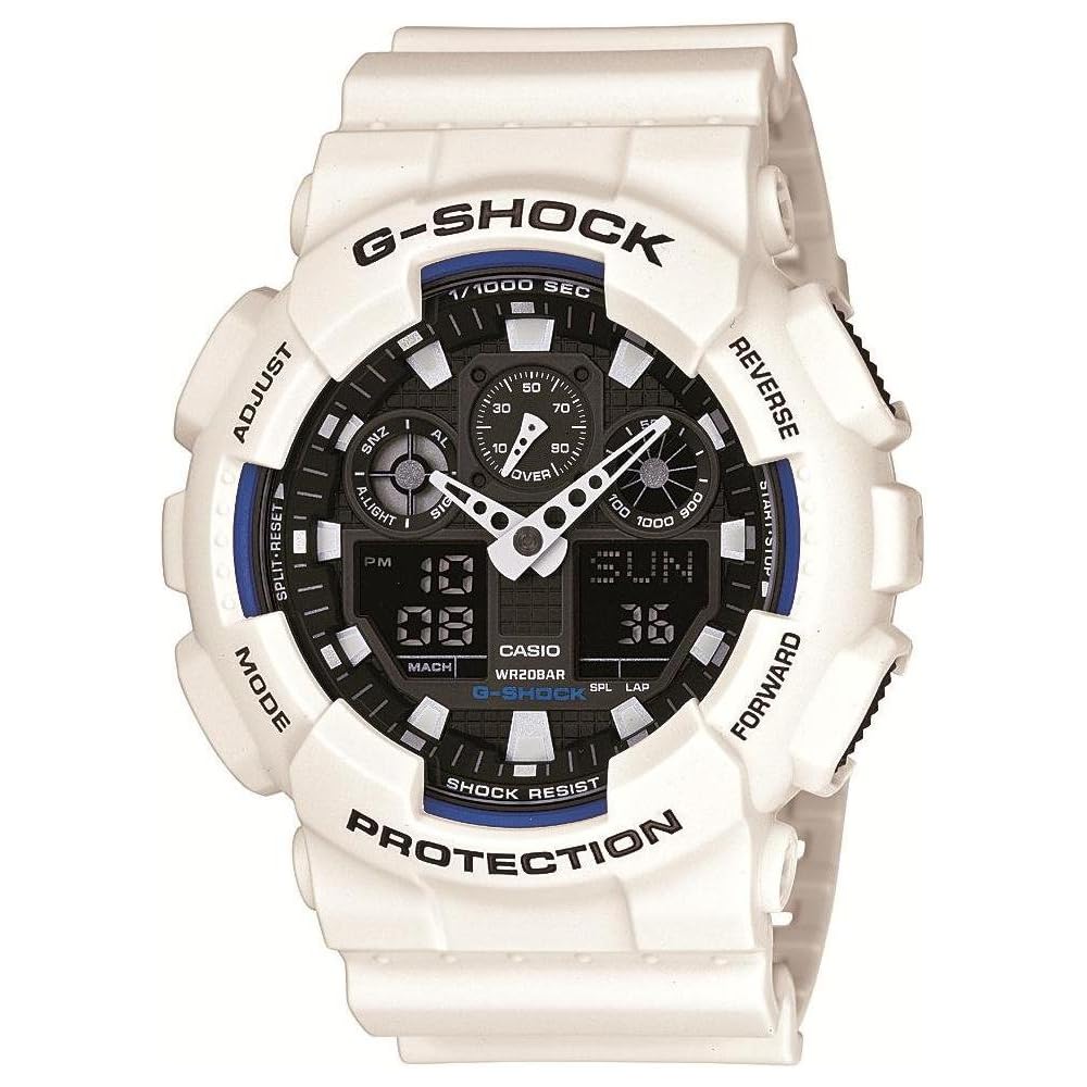 

Casio G-Shock GA-100B-7AJF Men s Watch White Digital Waterproof 200m