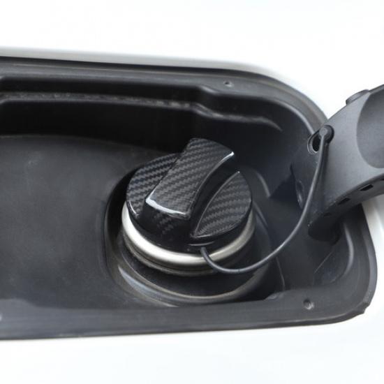 Real Carbon Fiber Car Fuel Tank Cap Cover Trim For BMW 1 3 4 5 7 Series