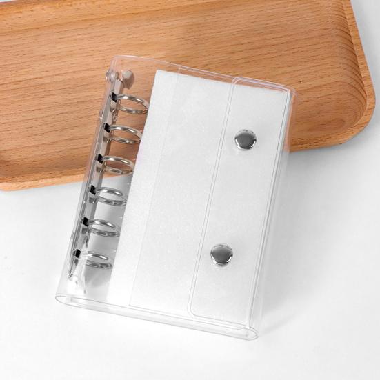 PVC Klarsichthülle M5 A6 A7 Größe 5-Loch Ersatzhülle für Fotokarten und Sticker Rutschfeste Binder-Einlagen DIY Planer
