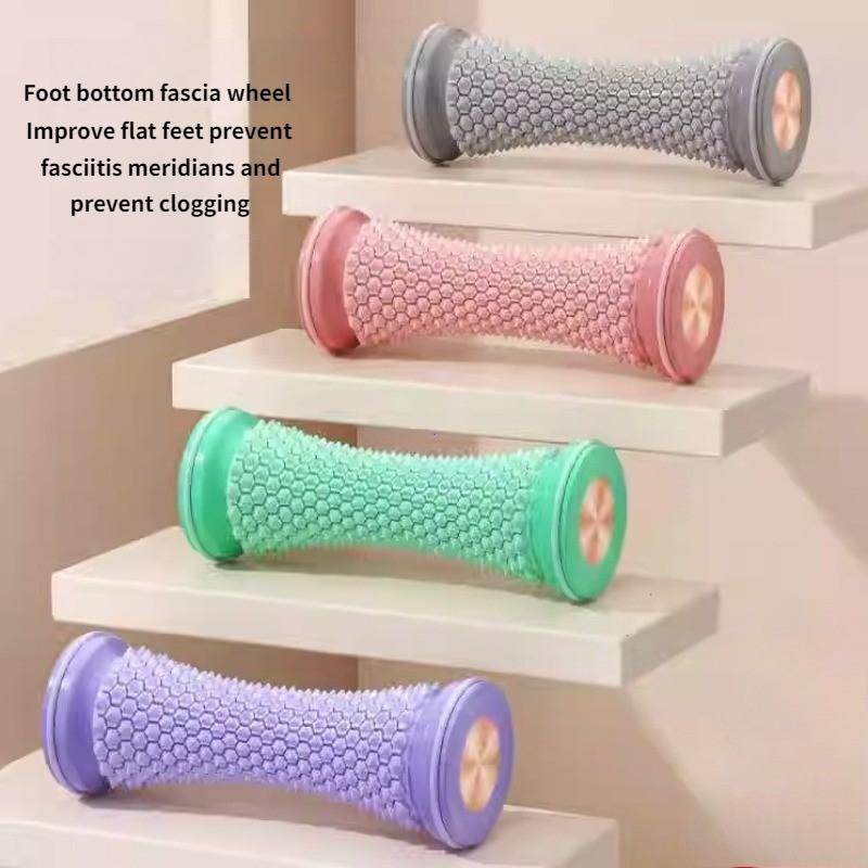 Durable And Safe Foot Roller Massager Yoga Plantar Fascia Home Fitness Fingerpressure Board Deep Muscle Relaxation Massage Ergonomic