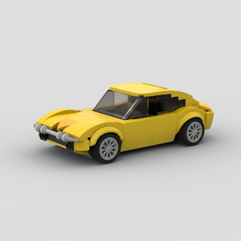 Building Block Model Car 243 Parts MOC Standard 8 Width GT Vehicle For Boys Adults Children Christmas Gift Toy