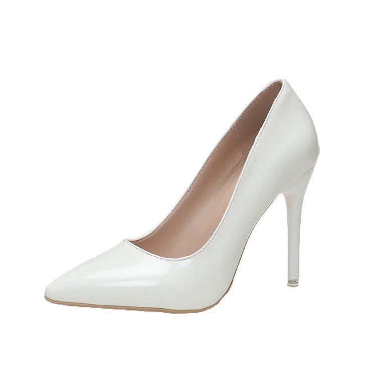 Sexy high heels women's bed flirting sexy cannon shoes nightclub autumn pointed thin heel pedal work shoes