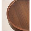 Walnut Color Food Storage Trays Round Dessert Pallet Decorate Tray Bamboo Wooden Tray  Kitchen