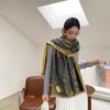Autumn and winter new warm scarf fashion letter dodo imitation cashmere scarf cold double-sided women's shawl outside