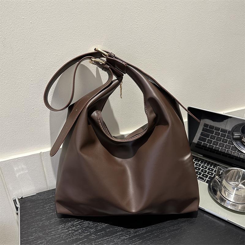 Large Capacity Fashionable Commuter Texture Shoulder Bag Women'S Foreign Style Texture Tote Bag Women