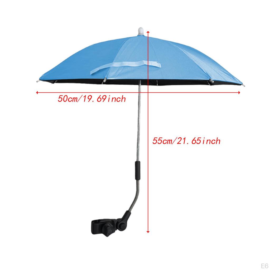 Camera Umbrella Clip on Easy to Install Adjustable Portable Phone Sun Protection for