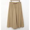 Shop   Women S Ribbon waiStband Wide Skirt pantS Beige Dgb Wpt 4597