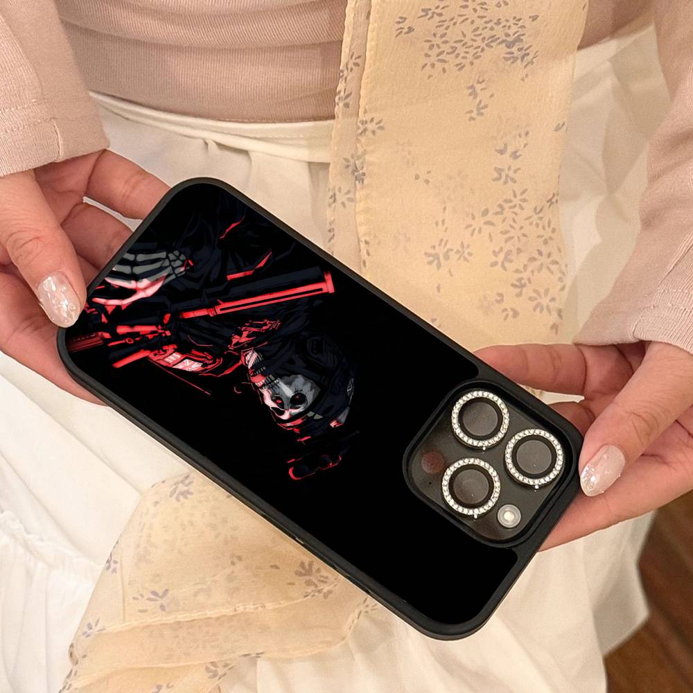 C-Call Of D-Duty Anime Phone Case For Iphone 17 Air 16 15 14 13 12 11Pro Max Plus Hard Plastic PC+TPU Cover